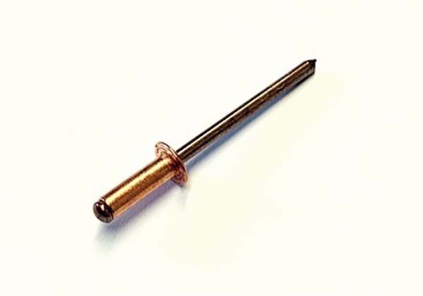 4.0mm X 10mm BLIND RIVET Copper / Bronze (5.0mm-7.0mm GRIP RANGE) 